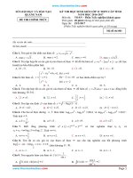 Đề thi học sinh giỏi toán lớp 12 tỉnh quảng nam năm 2016 2017 có đáp án 