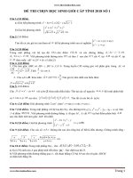 30 đề thi chọn học sinh giỏi toán lớp 11 có đáp án 