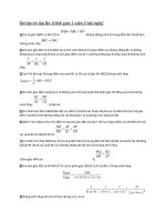 bài tập ôn luyện thi đại học