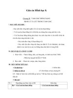 Giáo án Hình học 8 chương 3 bài 1: Định lí Talet trong tam giác