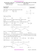 Đề thi minh họa THPT quốc gia năm 2018 môn toán 