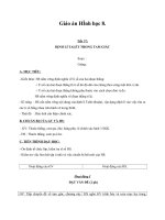 Giáo án Hình học 8 chương 3 bài 1: Định lí Talet trong tam giác