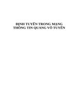 ÐỊNH TUYẾN TRONG MẠNG THÔNG TIN QUANG VÔ TUYẾN (có code)