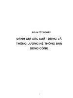 ĐÁNH GIÁ XÁC SUẤT DỪNG VÀ THÔNG LƯỢNG HỆ THỐNG BÁN SONG CÔNG