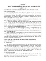 CHƯƠNG 2   cơ sở lý LUẬN về bảo DƯỠNG kỹ THUẬT và sửa CHỮA ôtô 