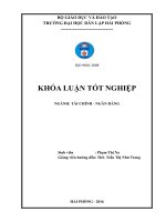 Giải pháp nâng cao hiệu quả huy động vốn tiền gửi tại Ngân hàng thương mại cổ phần Á Châu – chi nhánh Hà Nội – phòng giao dịch Thanh Nhàn (Khóa luận tốt nghiệp)