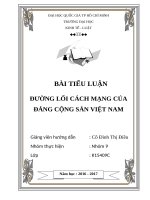 TIỂU LUẬN Đánh giá thực trạng văn hóa giáo dục, văn hóa đời sống. Làm thế nào để nâng cao chất lượng giáo dục đào tạo