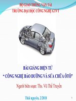 CHƯƠNG 1   cơ sở lý LUẬN về sử DỤNG kỹ THUẬT ô tô 