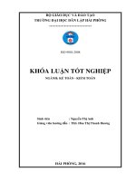 Hoàn thiện công tác kế toán doanh thu, chi phí và xác định kết quả kinh doanh tại Công ty Cổ phần SIVICO (Khóa luận tốt nghiệp)