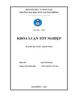 Hoàn thiện công tác kế toán hàng hóa tại Công ty TNHH sản xuất và kinh doanh thép Đại Phong (Khóa luận tốt nghiệp)