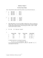 Fundamentals of corporate finance brealey chapter 04 the time value of money 