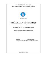 Hoàn thiện công tác kế toán hàng tồn kho tại Công ty trách nhiệm hữu hạn thương mại Chấn Phong (Khóa luận tốt nghiệp)