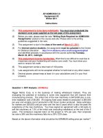  assignment13  fundamentals of corporate finance, 4th edition   brealey 