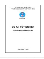 Xây dựng chương trình quản lý các lớp học ngoại ngữ tại một trung tâm đào đạo (Đồ án tốt nghiệp)