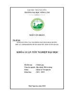 Đánh giá công tác giải phóng mặt bằng đoạn đường Phù Lưu, Minh Khương  huyện Hàm Yên  tỉnh Tuyên Quang (Khóa luận tốt nghiệp)