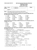 Đề và đáp án HSG anh 7 việt yên 2011 2012 