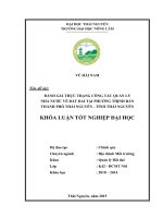 Đánh giá thực trạng công tác quản lý nhà nước về đất đai tại phường Thinh Đán  thành phố Thái Nguyên  tỉnh Thái Nguyên (Khóa luận tốt nghiệp)