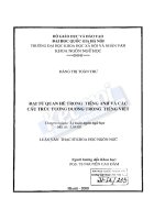 ĐẠI từ QUAN hệ TRONG TIẾNG ANH và các cấu TRÚC TƯƠNG ĐƯƠNG TRONG TIẾNG VIỆT 