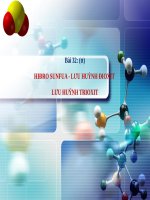 Giáo án điện tử H2SSO2SO3