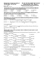 de on thi TN lop 12 2018 