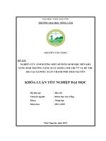 Nghiên cứu ảnh hưởng một số chế phẩm sinh học đến khả năng sinh trưởng năng suất giống chè TRI777 vụ hè thu 2014 tại xã Phúc Xuân thành phố Thái Nguyên (Khóa luận tốt nghiệp)