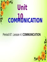 Unit 09. Natural Disasters. Lesson 4. Communication