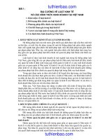 ĐẠI CƯƠNG VỀ LUẬT KINH TẾ VÀ CÁC HÌNH THỨC KINH DOANH TẠI VIỆT NAM