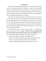 Tìm hiểu về khu công nghiệp Đình Vũ, đi sâu thiết kế cung cấp điện cho phân xưởng Acid Photphoric (Đồ án tốt nghiệp)