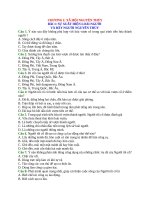 TRẮC NGHIỆM SỬ 10 THEO BÀI CÓ ĐÁP ÁN