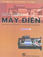 Giáo trình máy điện, đào tạo trung cấp nghề