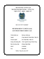 Mô hình đếm và phân loại sản phẩm theo chiều cao (Đồ án tốt nghiệp)