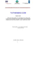 BÁO cáo kết QUẢ THỰC HIỆN các NGHỊ ĐỊNH của CHÍNH PHỦ VỀ CẢI CÁCH HÀNH CHÍNH CÔNG TẠI CÁC ĐƠN VỊ HÀNH CHÍNH SỰ NGHIỆP THUỘC BỘ NN & PTNT