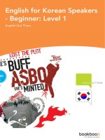 English for korean speakers   beginner  level 1 pdf 