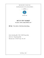 Tìm hiểu về dữ liệu hình động (Đồ án tốt nghiệp)