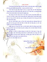 Nghiên cứu và bảo tồn loại hình nghệ thuật Ca trù ở làng Kinh Châu, Xã Châu Hóa, Huyện Tuyên Hóa, Tỉnh Quảng Bình (Khóa luận tốt nghiệp)