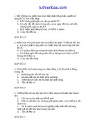 TRẮC NGHIỆM KIỂM TOÁN, RUI RO CÓ ĐÁP ÁN