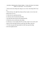 CHƯƠNG TRÌNH BUỔI lễ PHÁT ĐỘNG TUẦN lễ TOÀN cầu HÀNH ĐỘNG vì GIÁO dục 