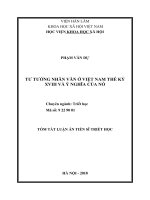 Tư tưởng nhân văn ở việt nam thế kỷ XVIII và ý nghĩa của nó tt 