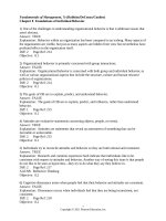 Testbank of fundamental of management 7e by robin ch 08 