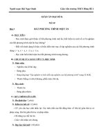 Giáo án Đại số 8 chương 4 bài 3: Bất phương trình một ẩn