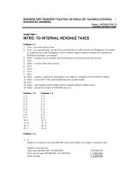 Solution manual transfer and business taxes by valencia CHAPTER 1   INTRO TO IRT 
