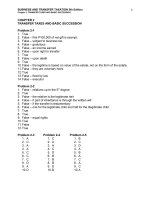 Solution manual transfer and business taxes by valencia CHAPTER 2   TRANSFER TAXES AND BASIC SUCCESSION 