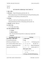 Giáo án Đại số 8 chương 4 bài 4: Bất phương trình bậc nhất một ẩn