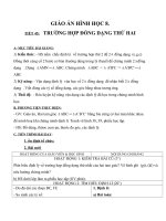 Giáo án Hình học 8 chương 3 bài 6: Trường hợp đồng dạng thứ hai