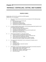 Test bank cost accounting 14e  by carter ch09