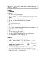 Solution manual transfer and business taxes by valencia CHAPTER 6   DONOR s TAX 