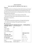 Giáo án Đại số 8 chương 4 bài 4: Bất phương trình bậc nhất một ẩn