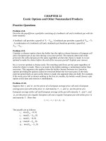 Solutions fundamentals of futures and options markets 7e by hull chapter 22 