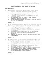 Test bank auditing and assurance principles ch04   audit evidence and audit programs 