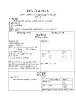 Giáo án Đại số 8 chương 3 bài 7: Giải toán bằng cách lập phương trình (tiếp theo)